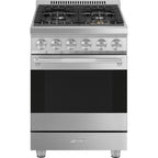 SMEG Professional 24" All Gas Range (Stainless Steel)