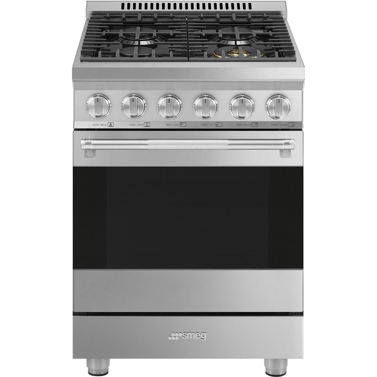 SMEG Professional 24" All Gas Range (Stainless Steel)