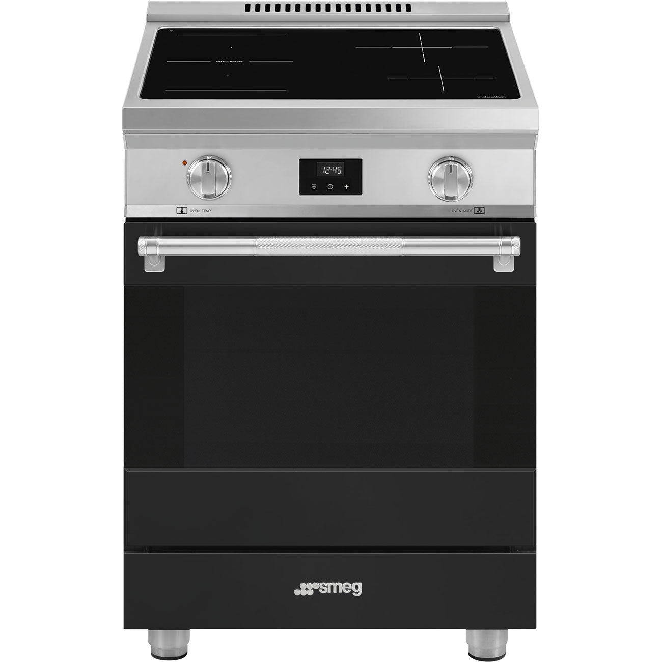SMEG Professional 24" Induction Range (Anthracite - SS Facia)