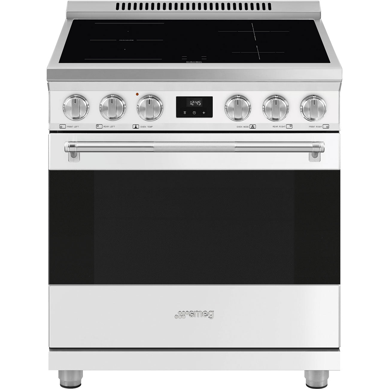 SMEG Professional 30" Induction Range (Matte White)