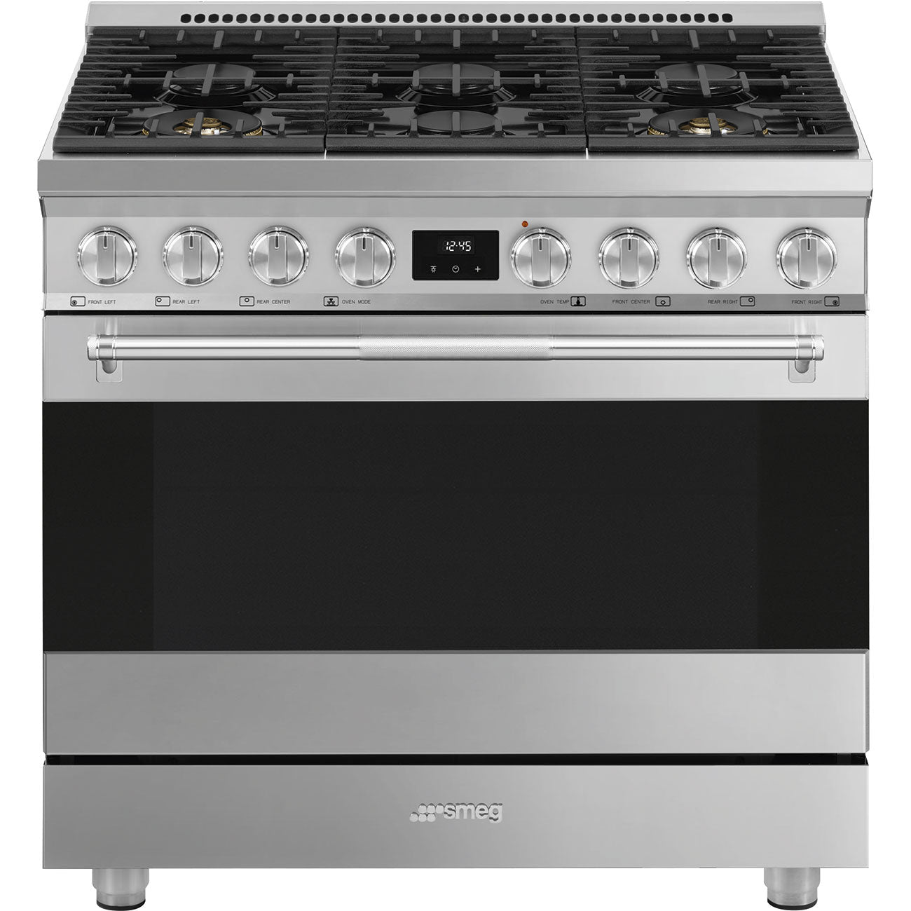SMEG Professional 36" Dual Fuel Range (Stainless Steel)