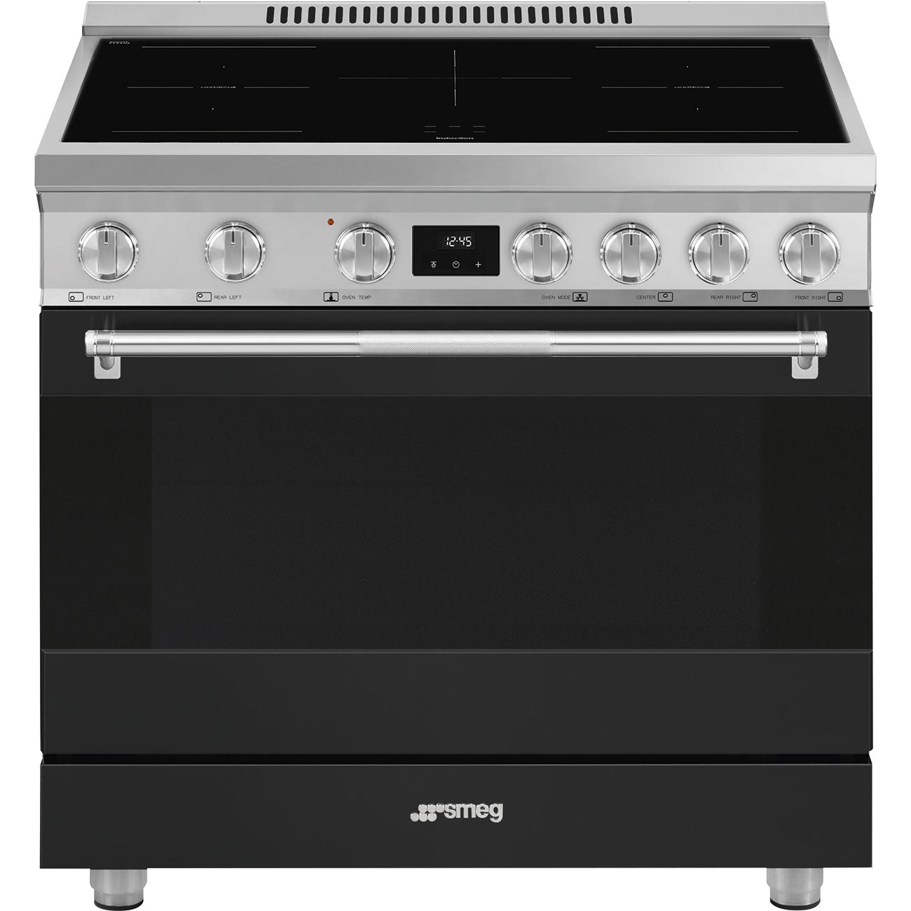 SMEG Professional 36" Induction Range (Anthracite)