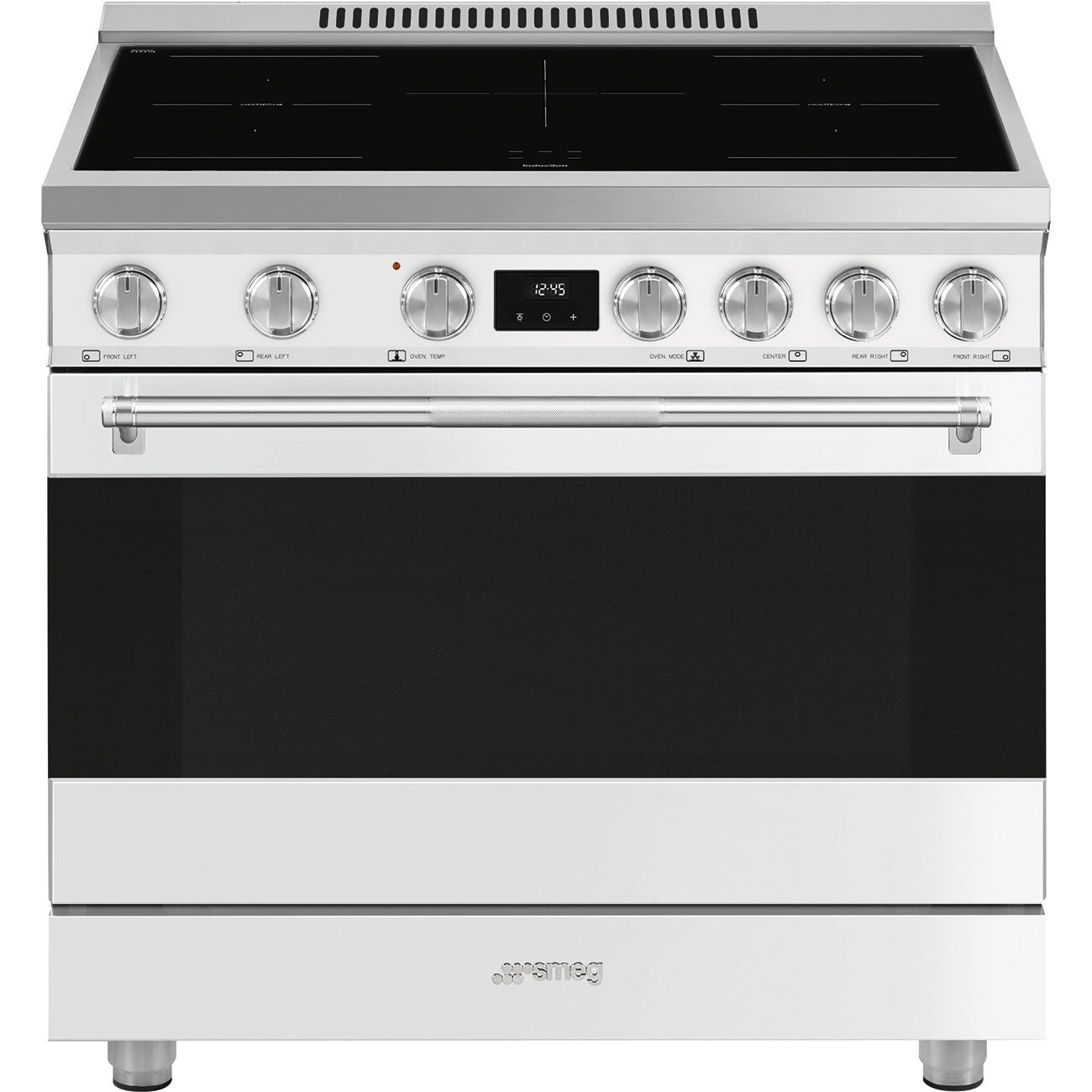 SMEG Professional 36" Induction Range (Matte White)