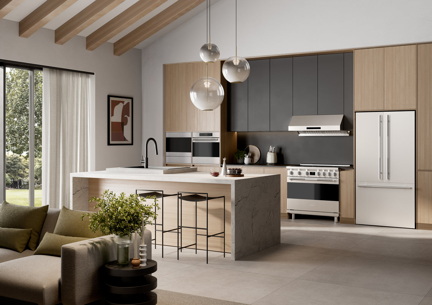 24" Full size Classic Design oven Touch Control, Classic Series, Pro Handle