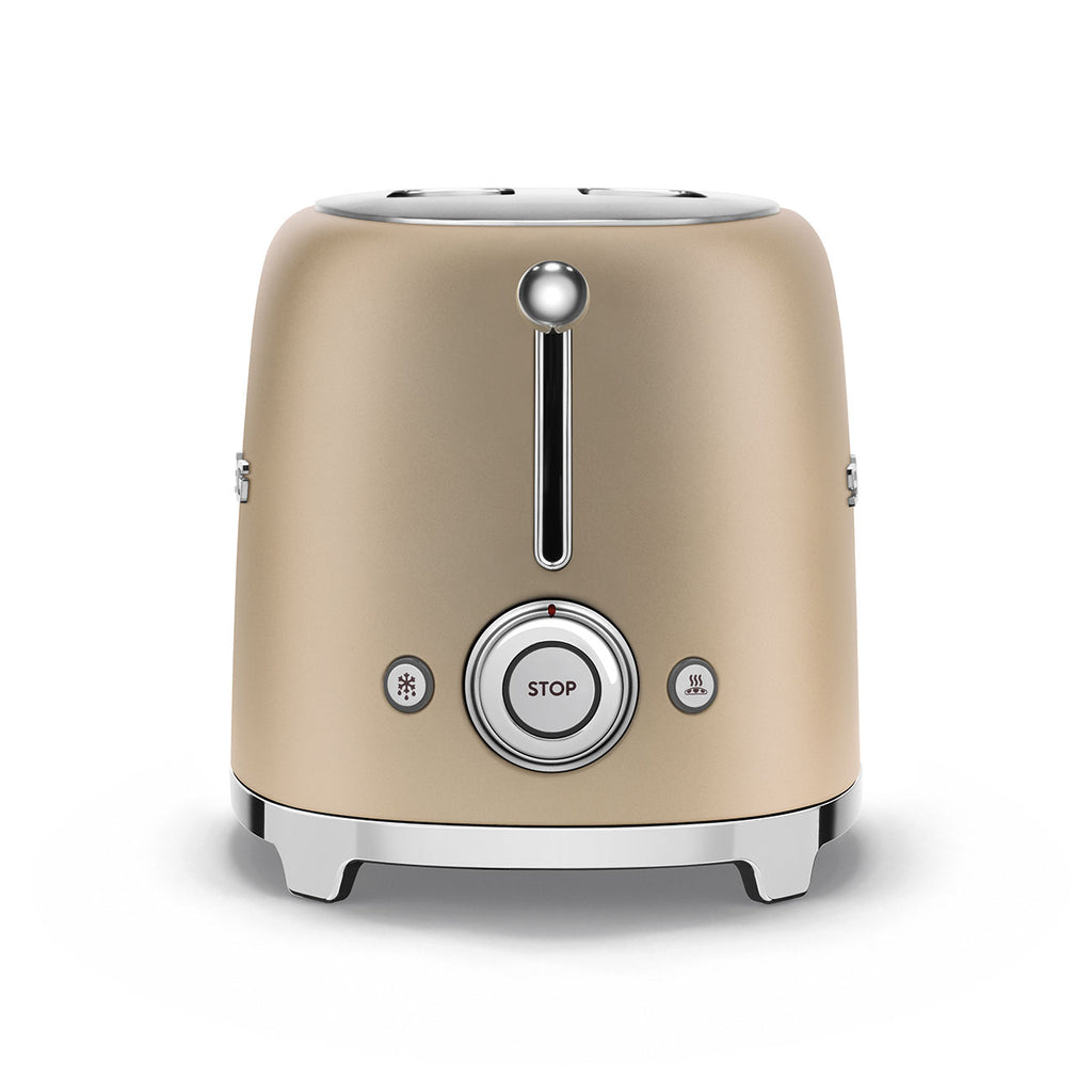 SMEG 2-Slice Electric Toaster (Champagne Matte)