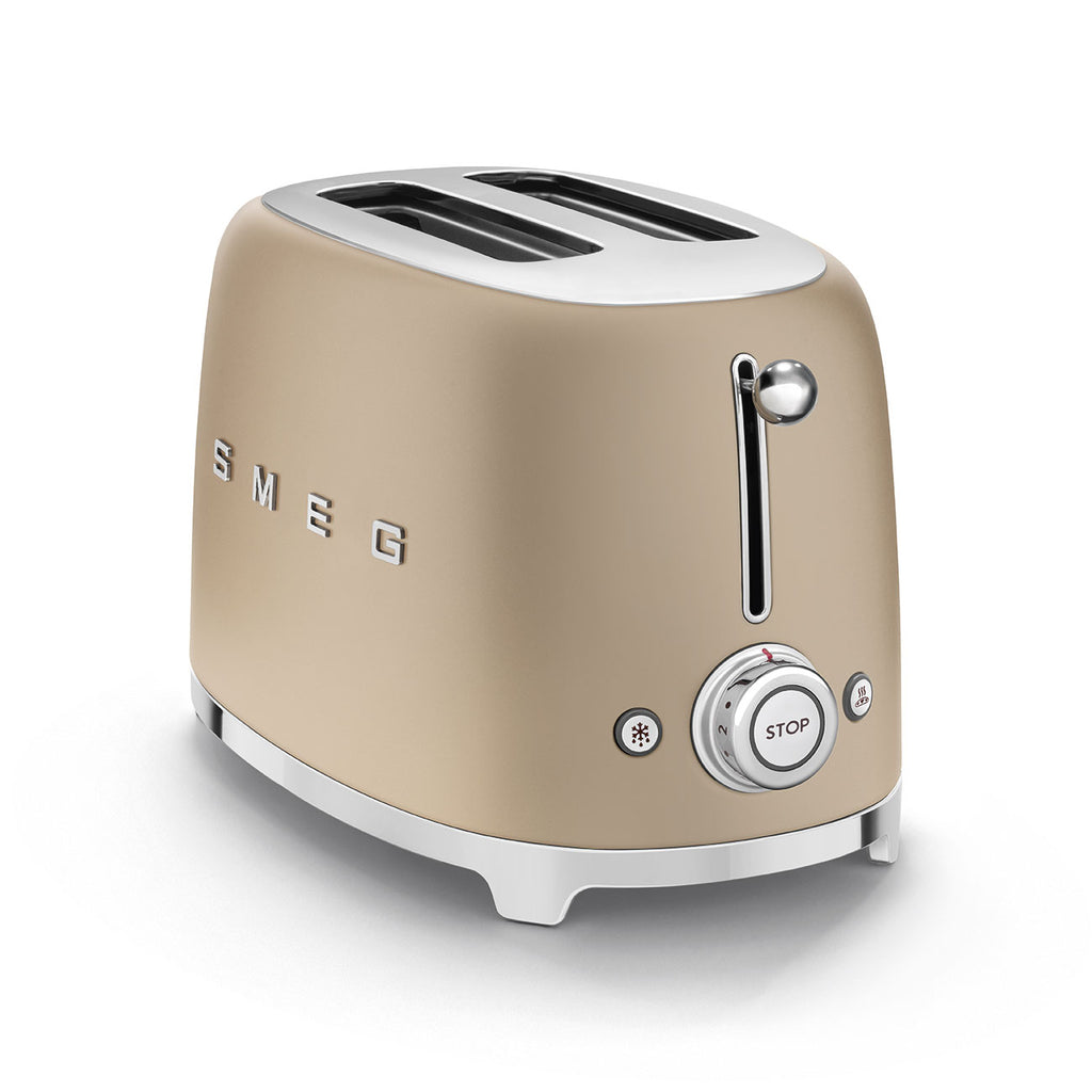 SMEG 2-Slice Electric Toaster (Champagne Matte)