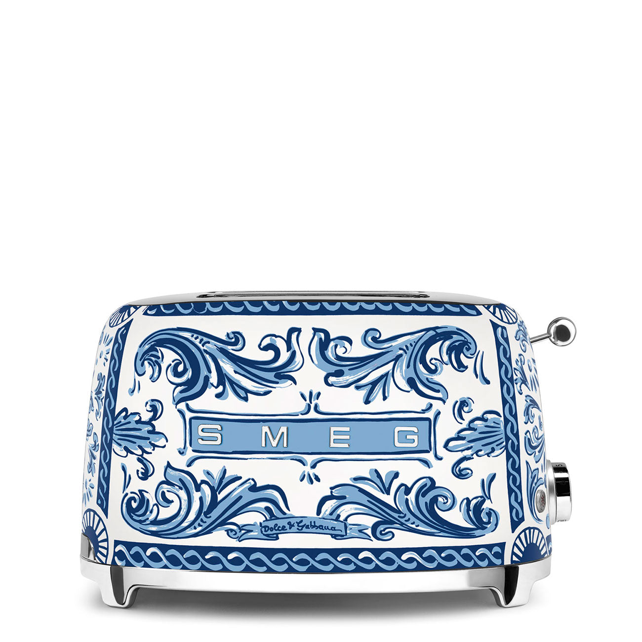 SMEG x D&G 2-Slice Electric Toaster (Blu Mediterraneo)