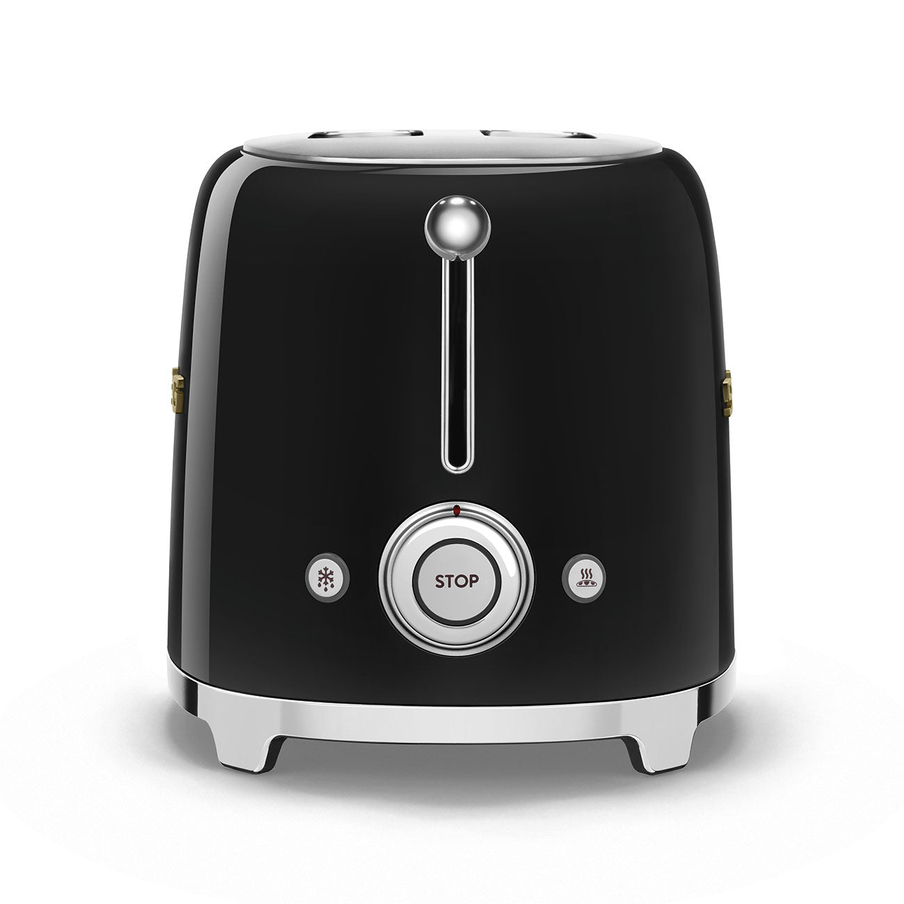 SMEG x OVO 2-Slice Electric Toaster (Black and Gold)