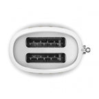 SMEG x OVO 2-Slice Electric Toaster (White and Gold)