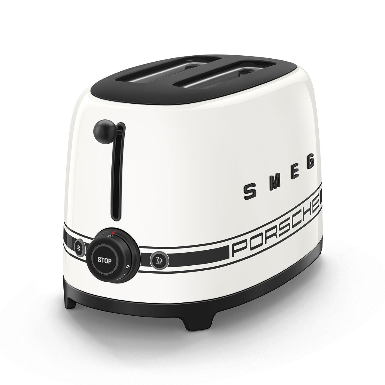 PORSCHE x SMEG 2-Slice Electric Toaster Carrara Edition (White Metallic)