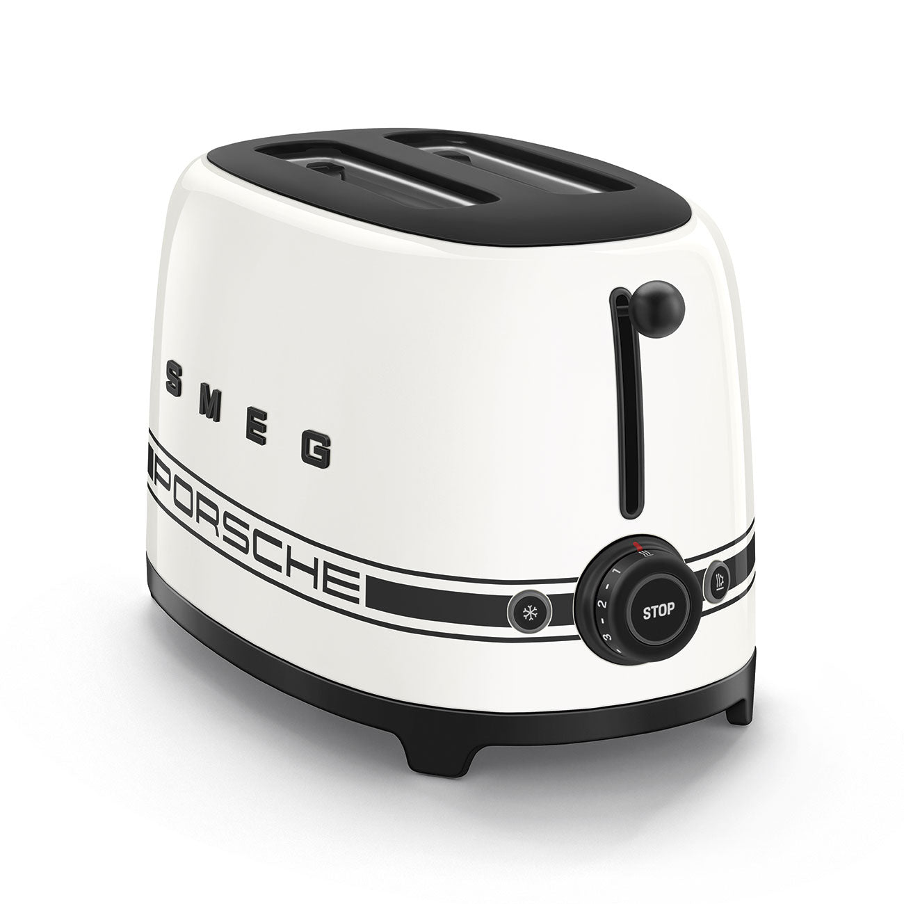 PORSCHE x SMEG 2-Slice Electric Toaster Carrara Edition (White Metallic)
