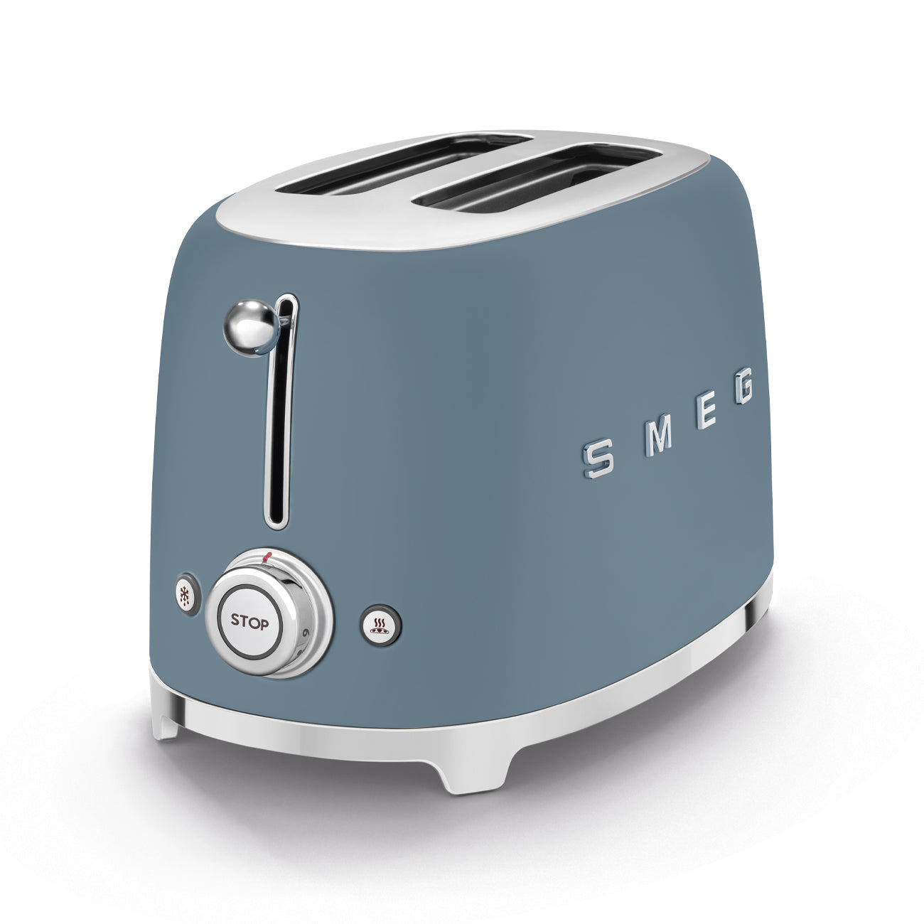SMEG 2-Slice Electric Toaster (Storm Blue Matte)