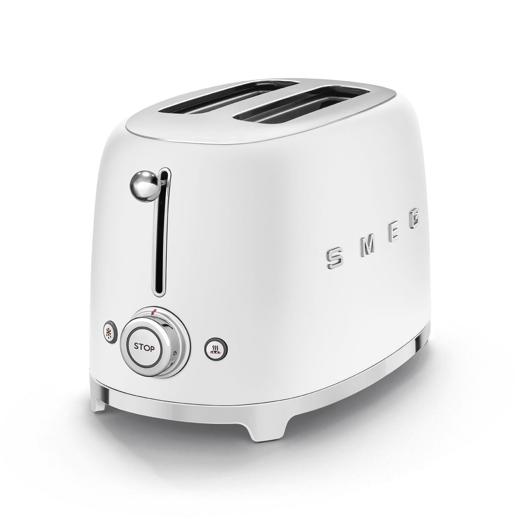 SMEG 2-Slice Electric Toaster (White Matte)