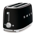 SMEG 4-Slice 2 Long Slots Electric Toaster (Black)