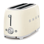 SMEG 4-Slice 2 Long Slots Electric Toaster (Cream)