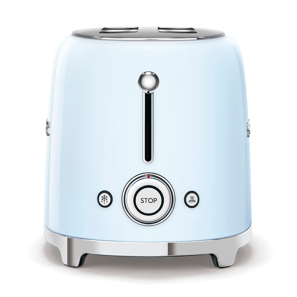 SMEG 4-Slice 2 Long Slots Electric Toaster (Pastel Blue)