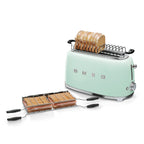 SMEG 4-Slice 2 Long Slots Electric Toaster (Pastel Green)