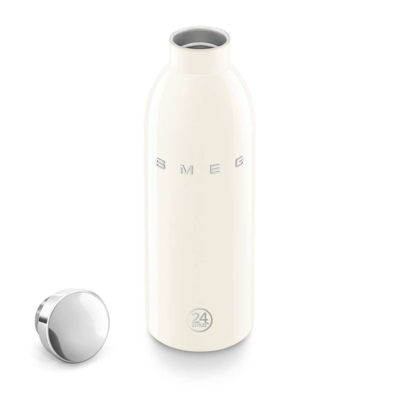 SMEG Clima ステンレスボトル クリーム SMEG x 24Bottles Clima Water Bottle 500 mL (Cream) – SMEG Shop