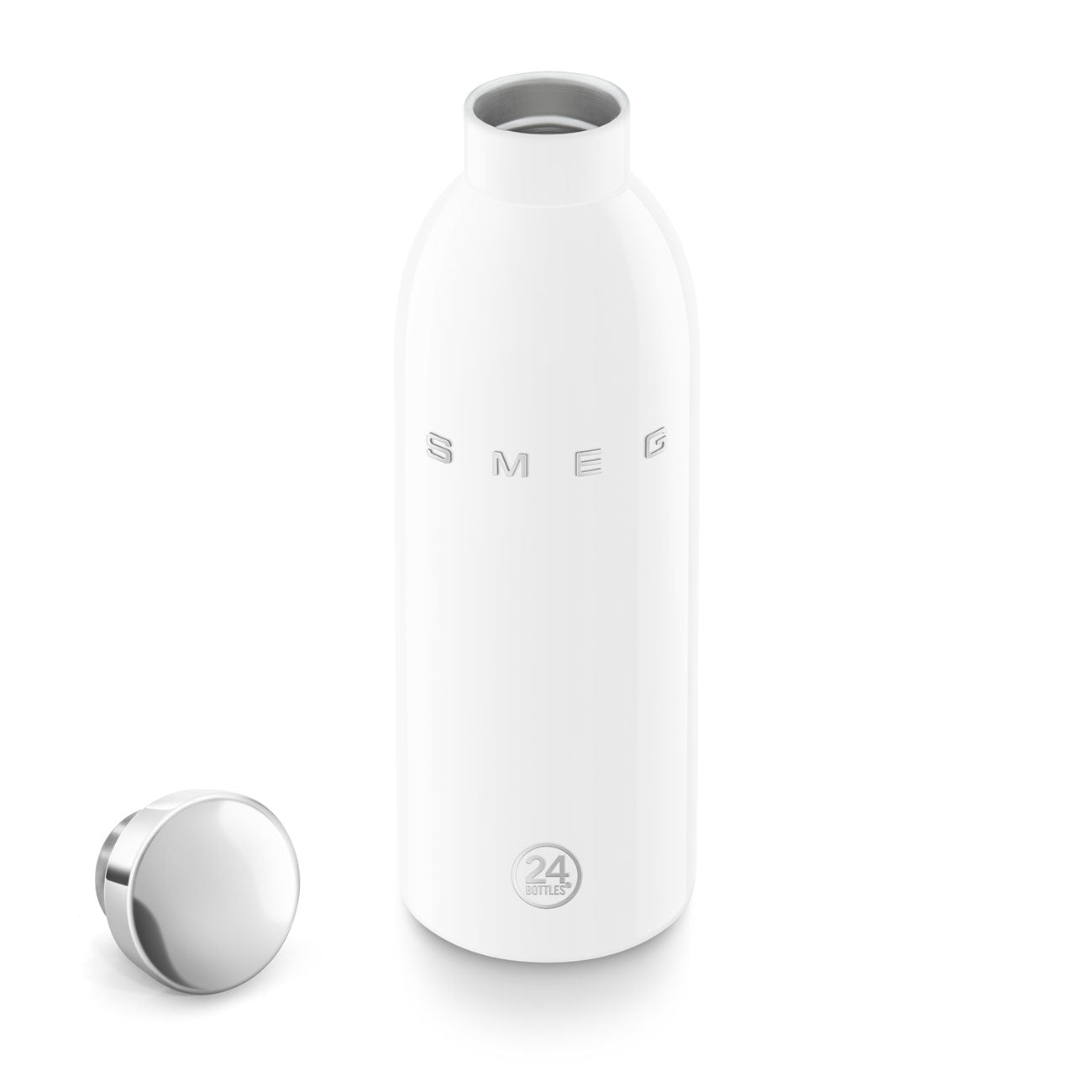 SMEG x 24Bottles Clima Water Bottle 500 mL (White) – SMEG Shop