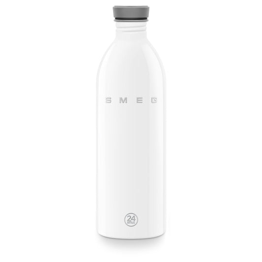 SMEGx24 Water Bottle White 1L - WBF02WH