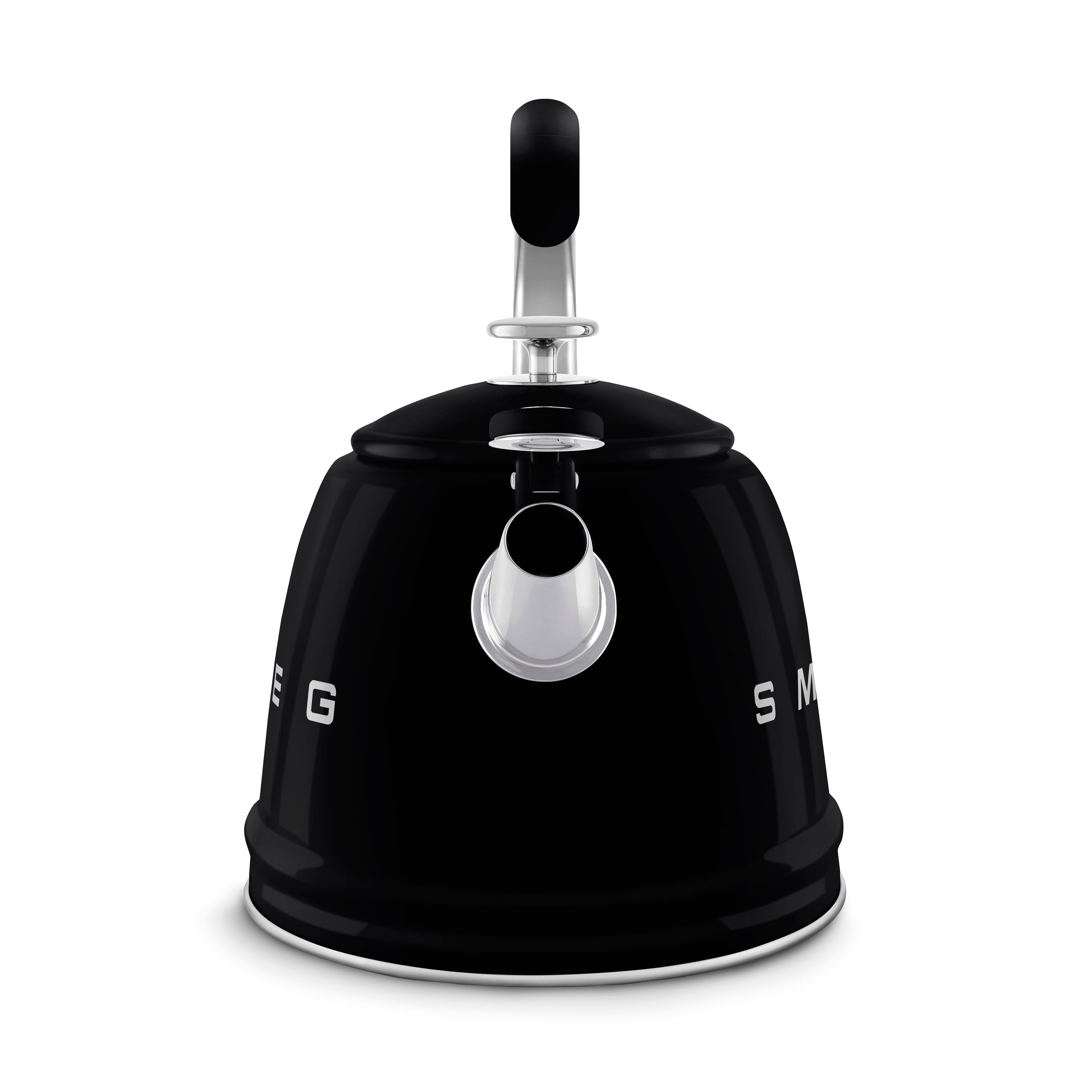 SMEG Stovetop Whistling Kettle 2.3 L (Black)