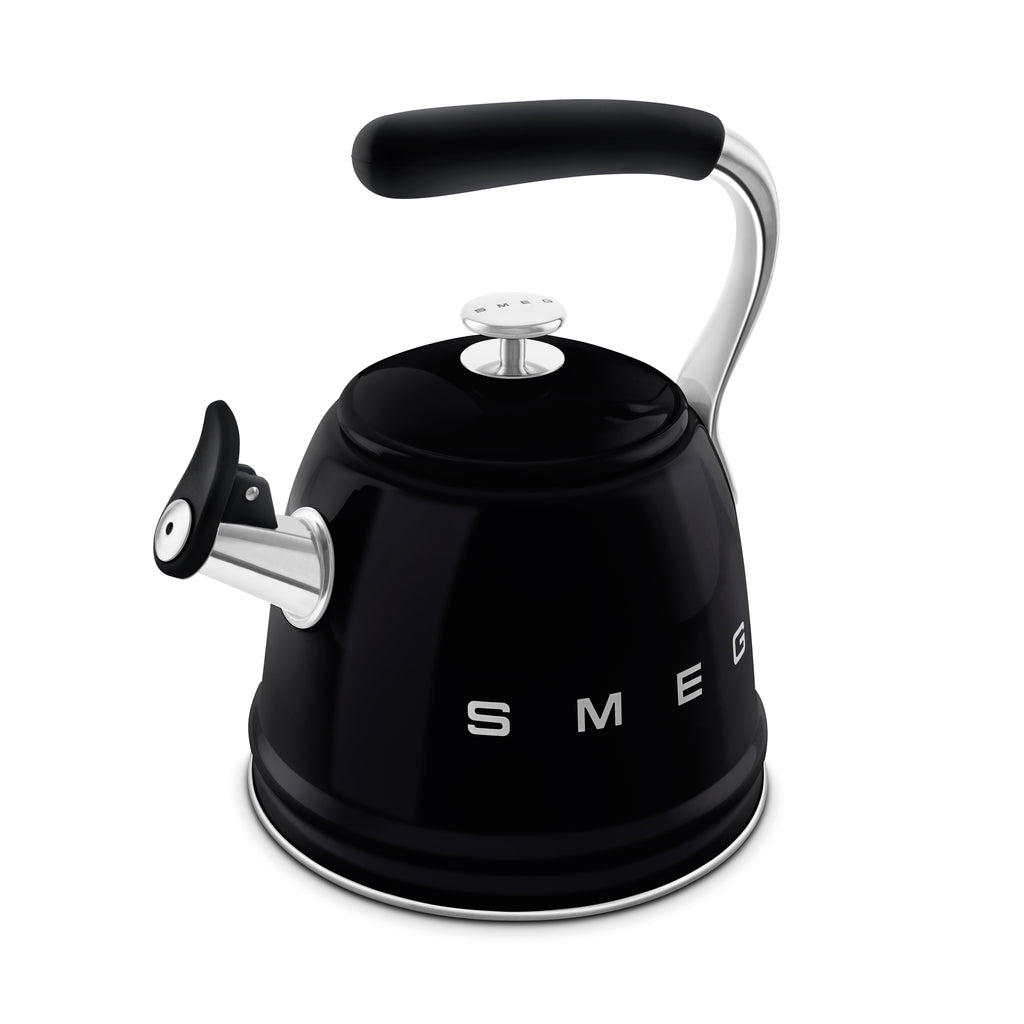 SMEG Stovetop Whistling Kettle 2.3 L (Black)