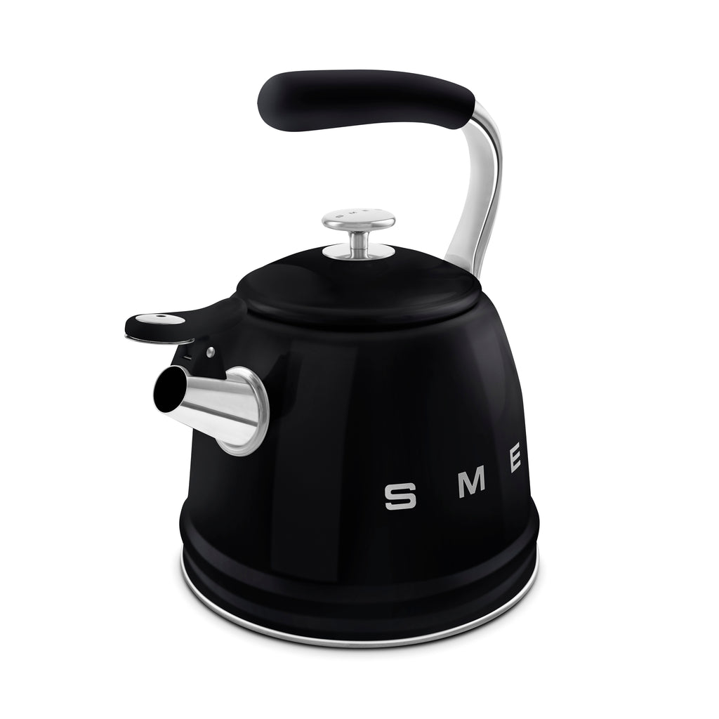 SMEG Stovetop Whistling Kettle 2.3 L (Black)