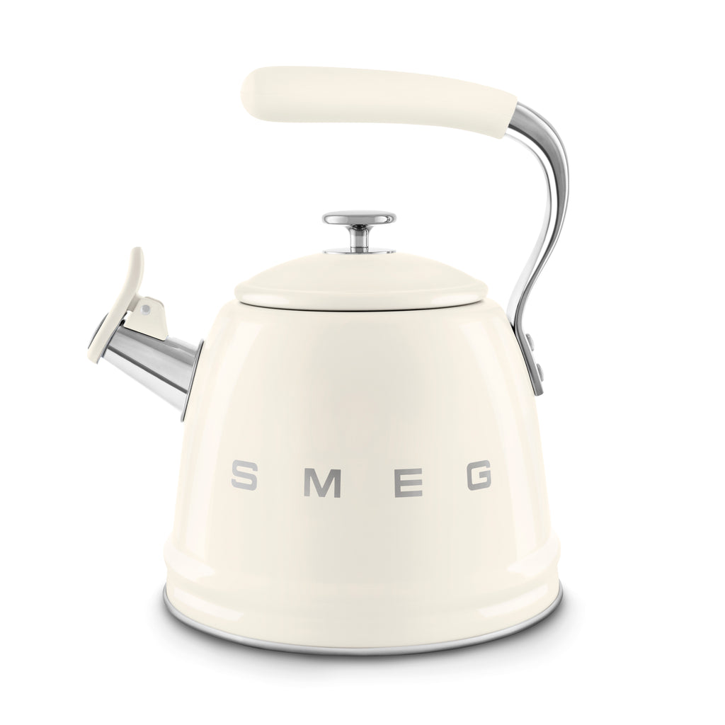 SMEG Stovetop Whistling Kettle 2.3 L (Cream)