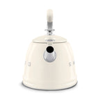 SMEG Stovetop Whistling Kettle 2.3 L (Cream)