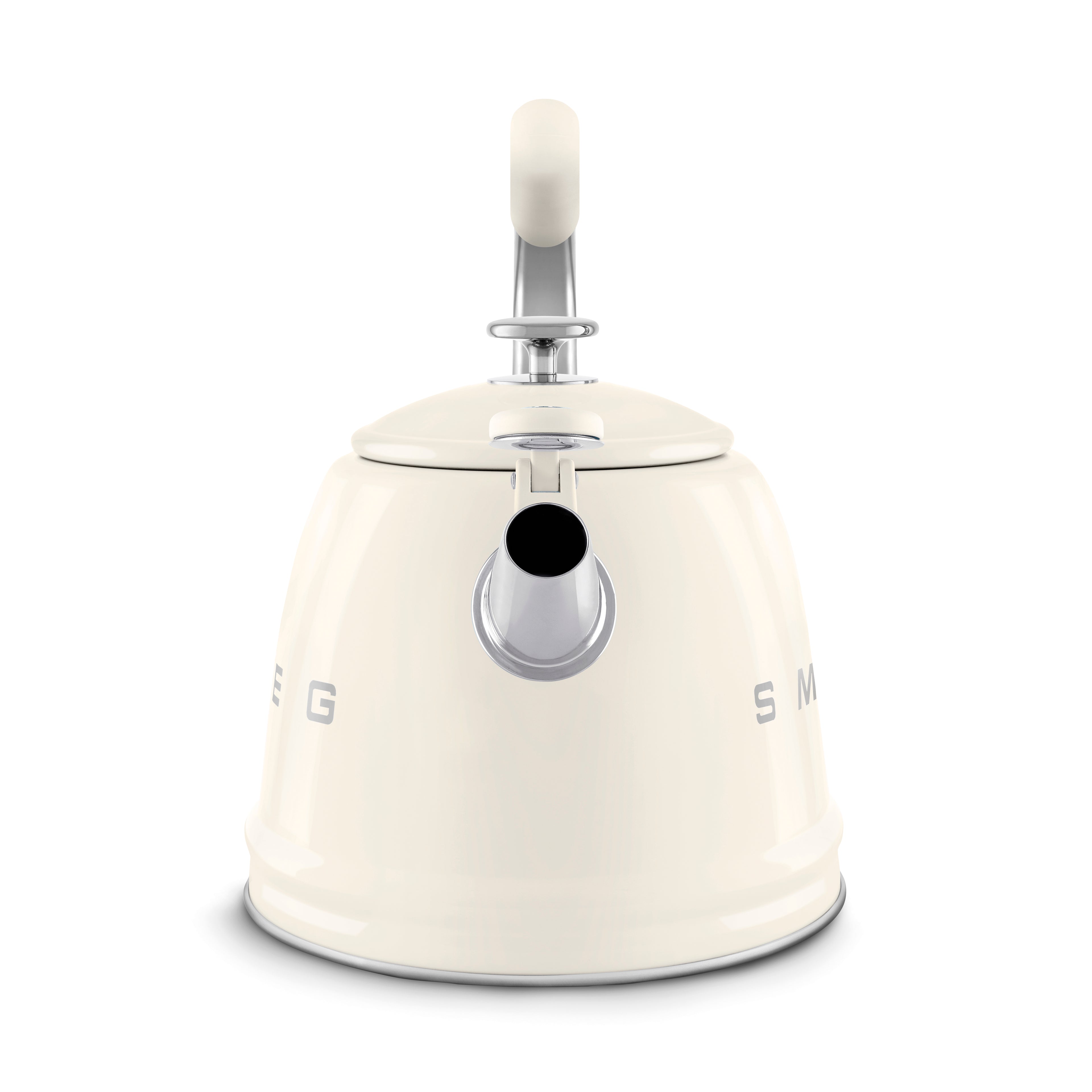 SMEG Stovetop Whistling Kettle 2.3 L (Cream)