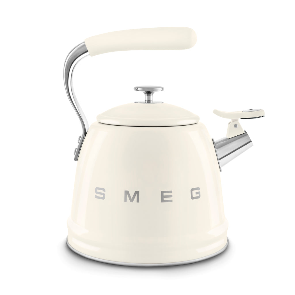 SMEG Stovetop Whistling Kettle 2.3 L (Cream)