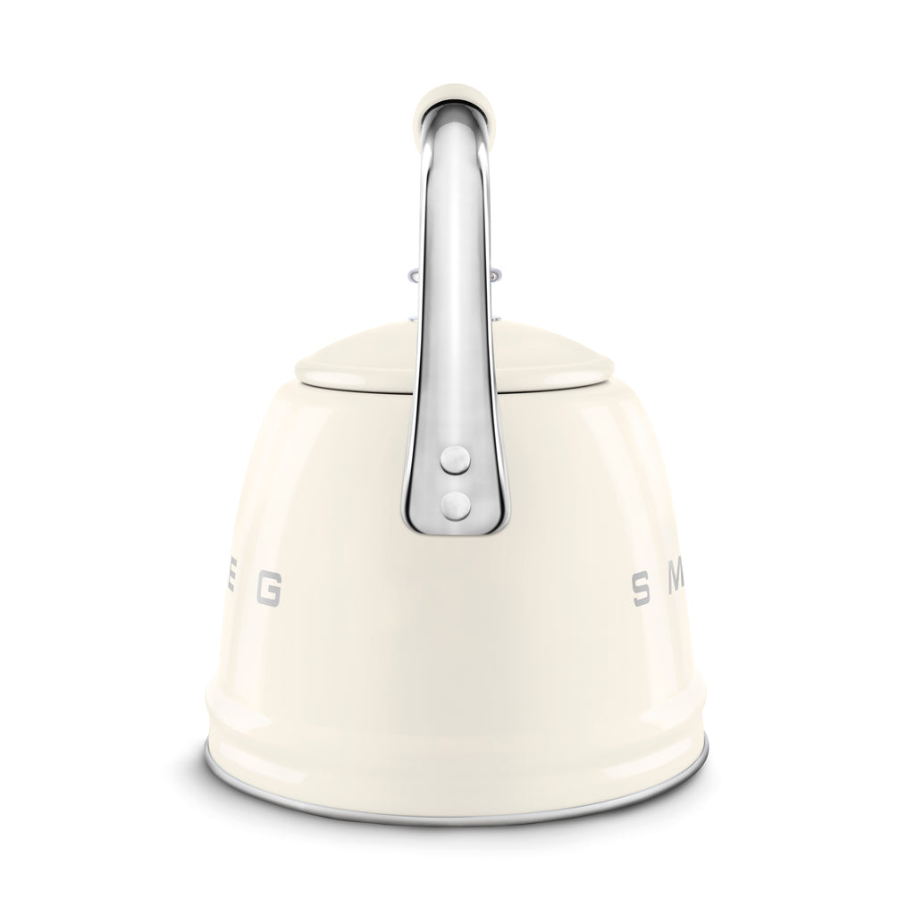 SMEG Stovetop Whistling Kettle 2.3 L (Cream)