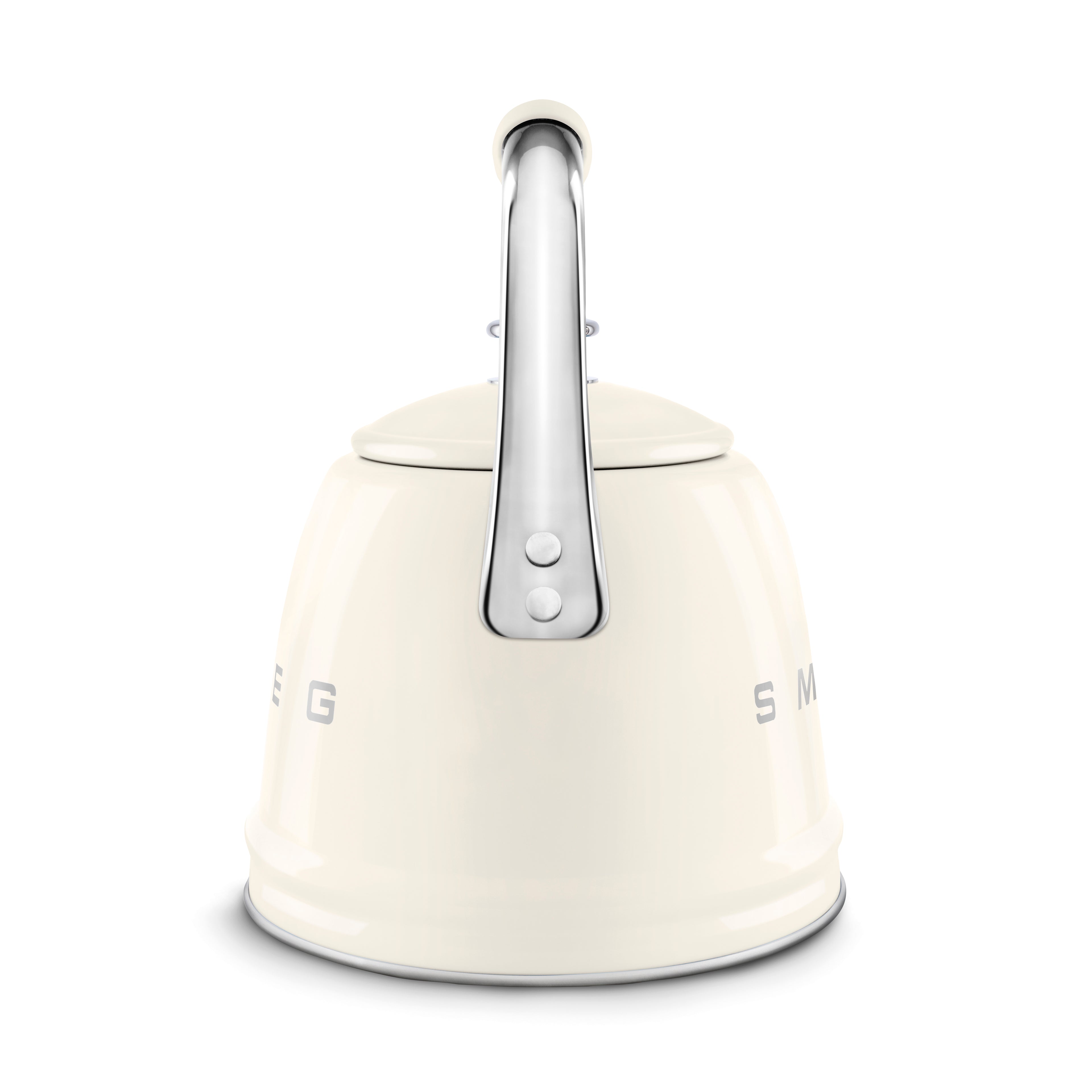 SMEG Stovetop Whistling Kettle 2.3 L (Cream)