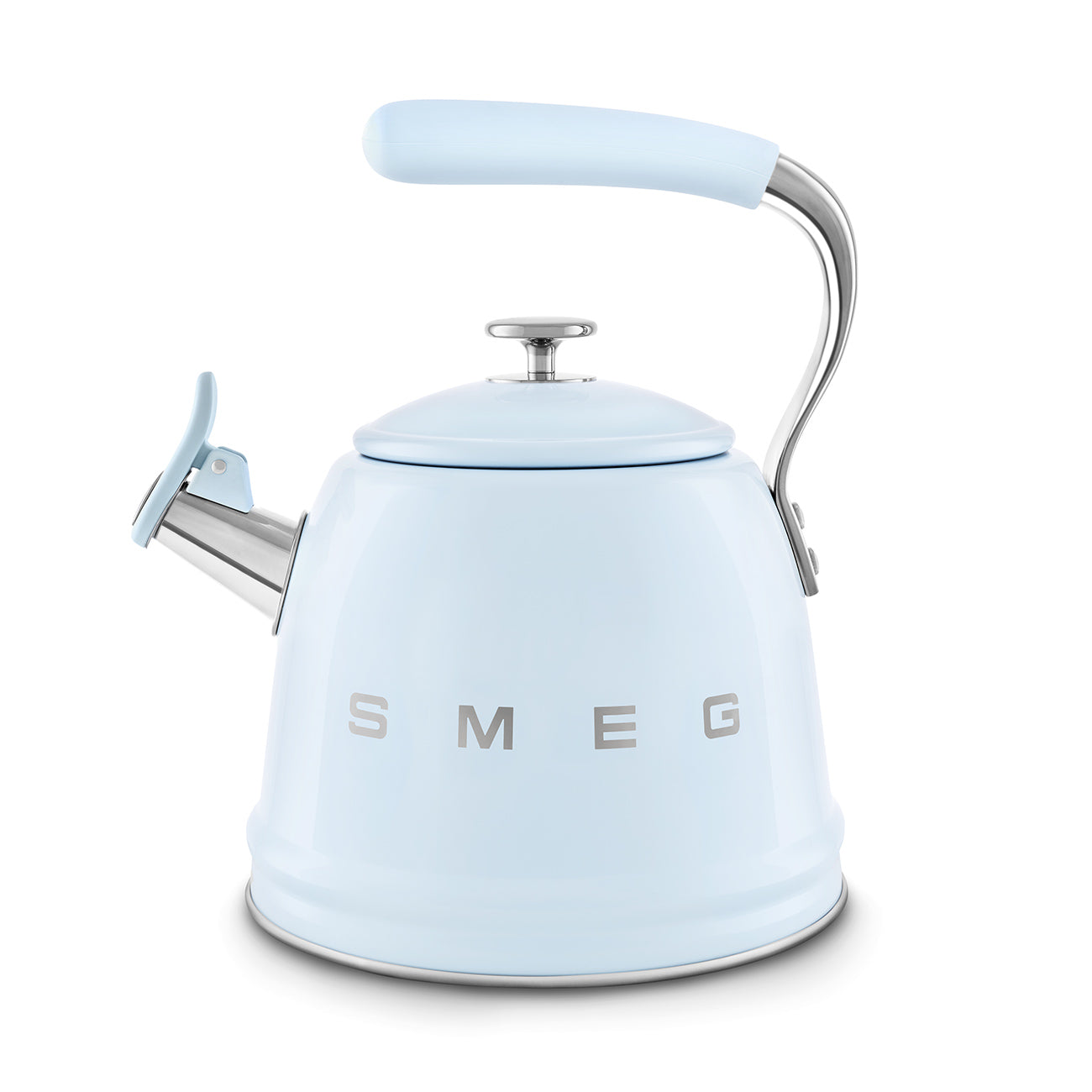 SMEG Stovetop Whistling Kettle 2.3 L (Pastel Blue)