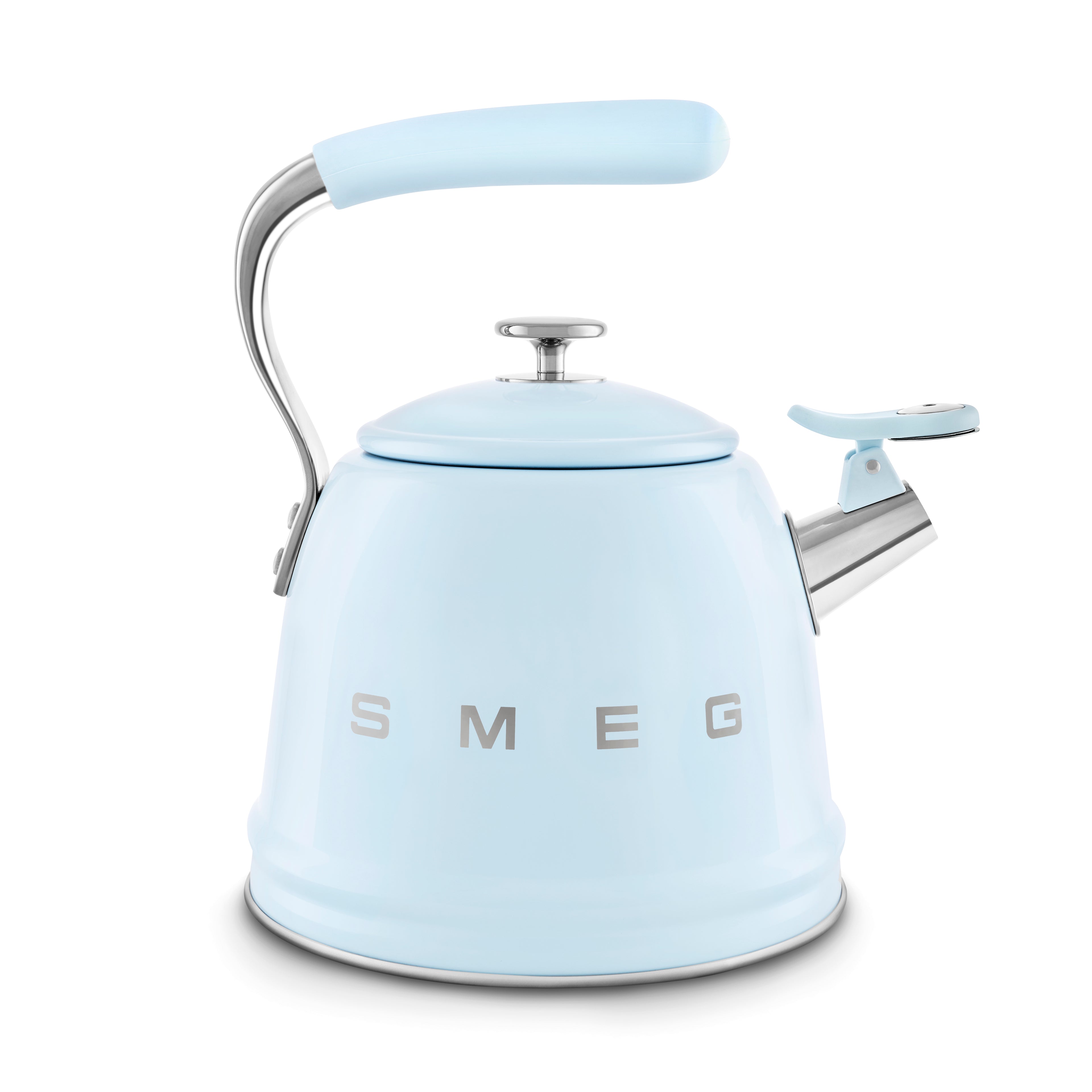 SMEG Stovetop Whistling Kettle 2.3 L (Pastel Blue)