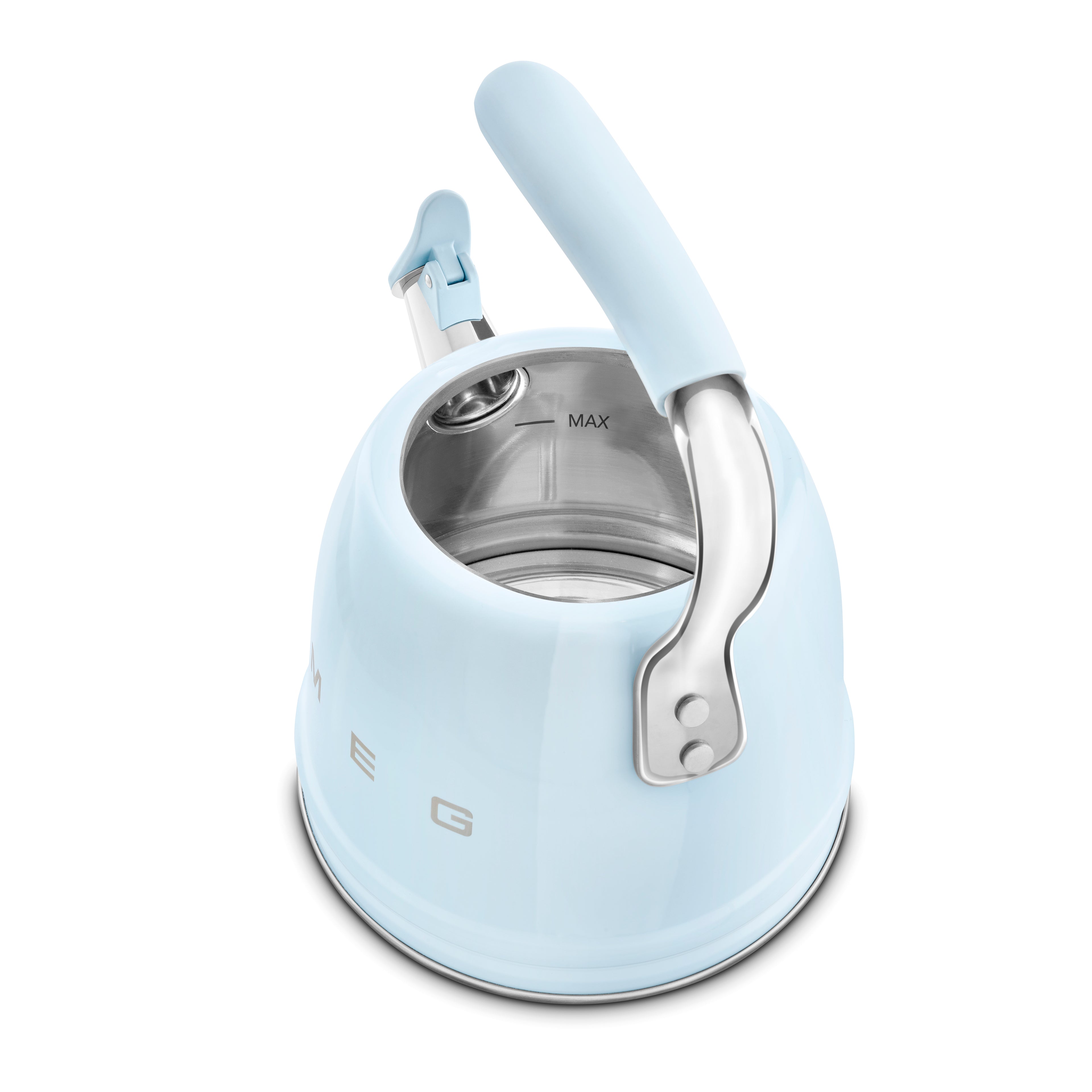 SMEG Stovetop Whistling Kettle 2.3 L (Pastel Blue)