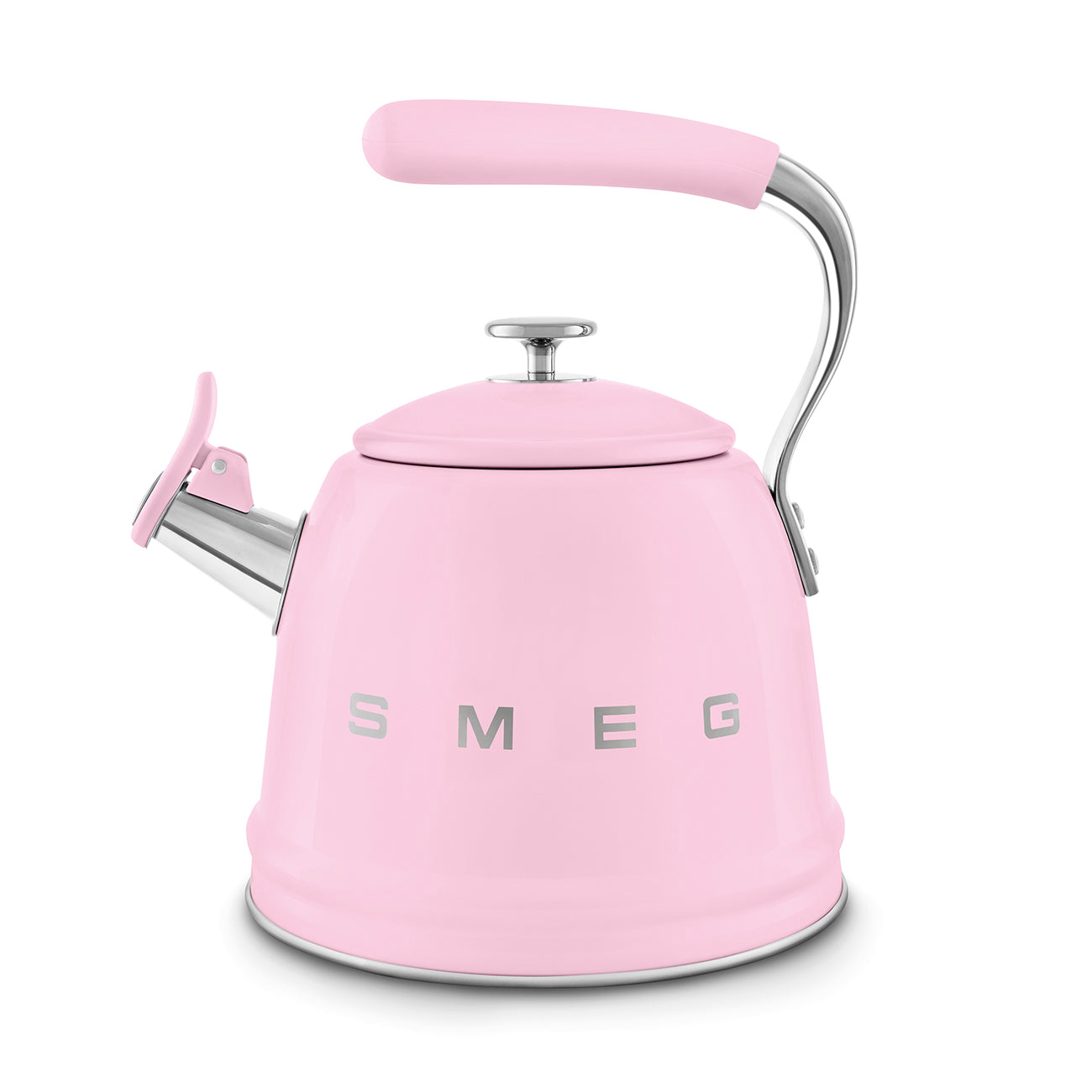 SMEG Stovetop Whistling Kettle 2.3 L (Pink)