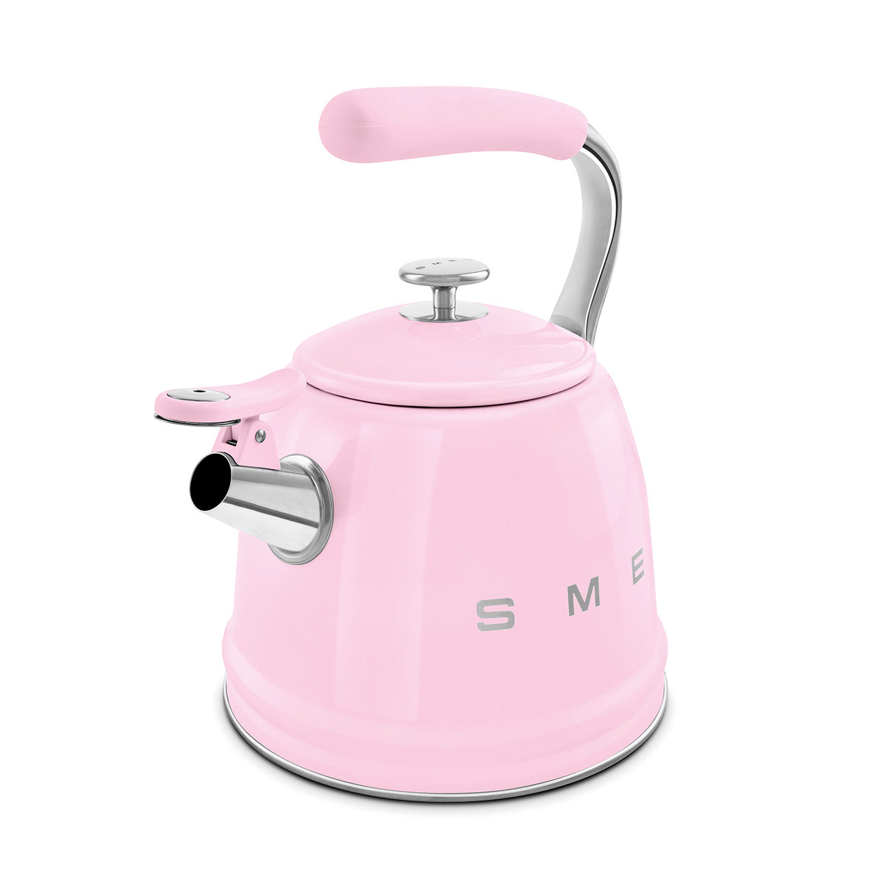 SMEG Stovetop Whistling Kettle 2.3 L (Pink)