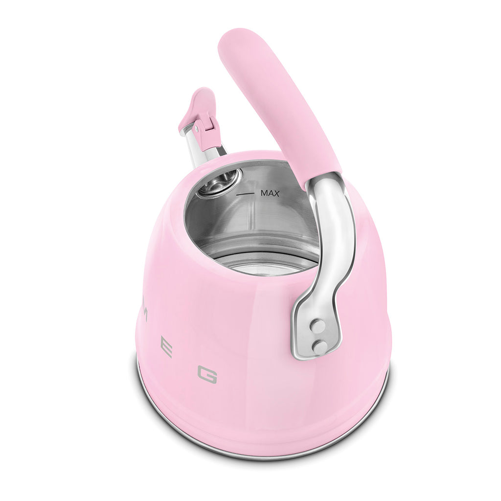 SMEG Stovetop Whistling Kettle 2.3 L (Pink)