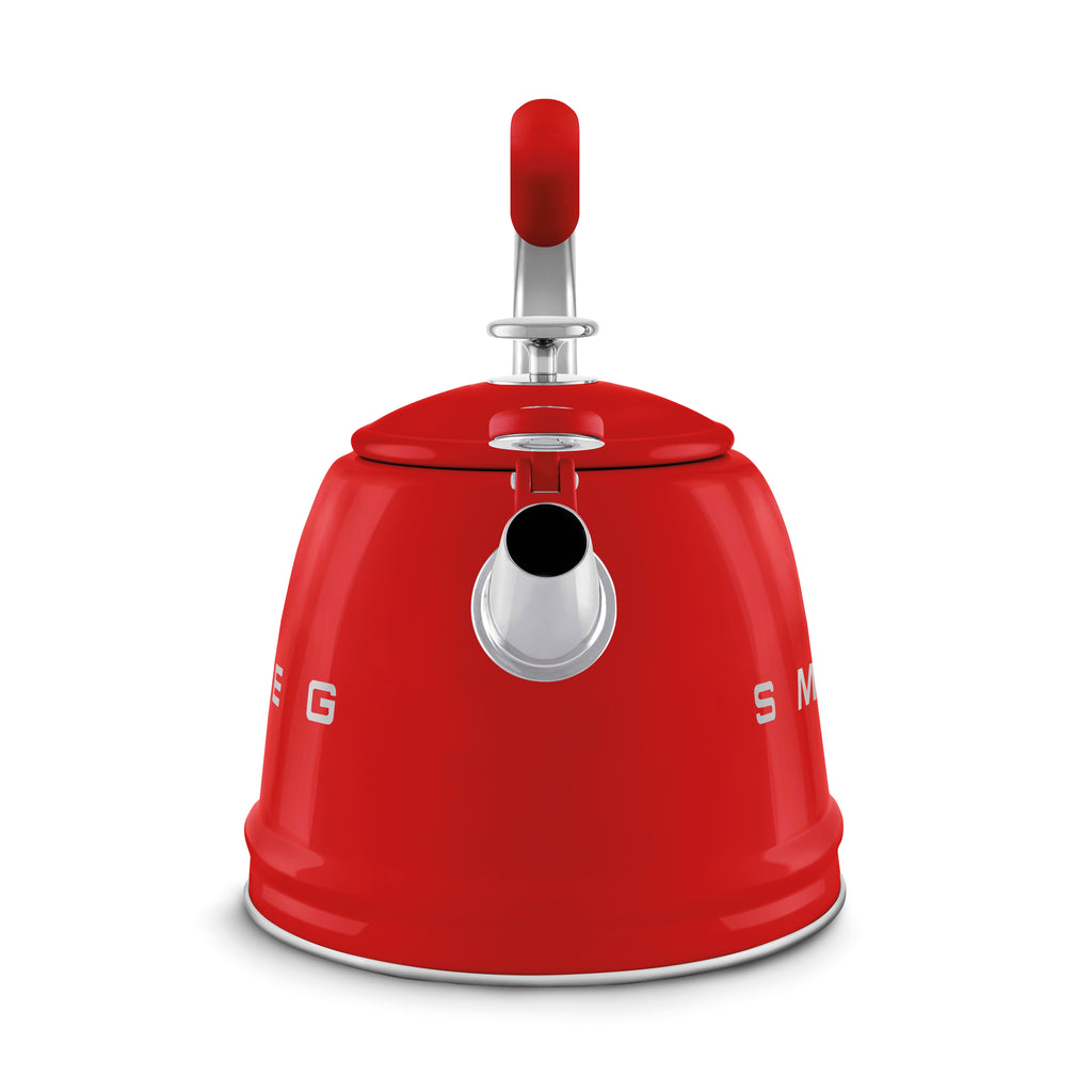 SMEG Stovetop Whistling Kettle 2.3 L (Red)