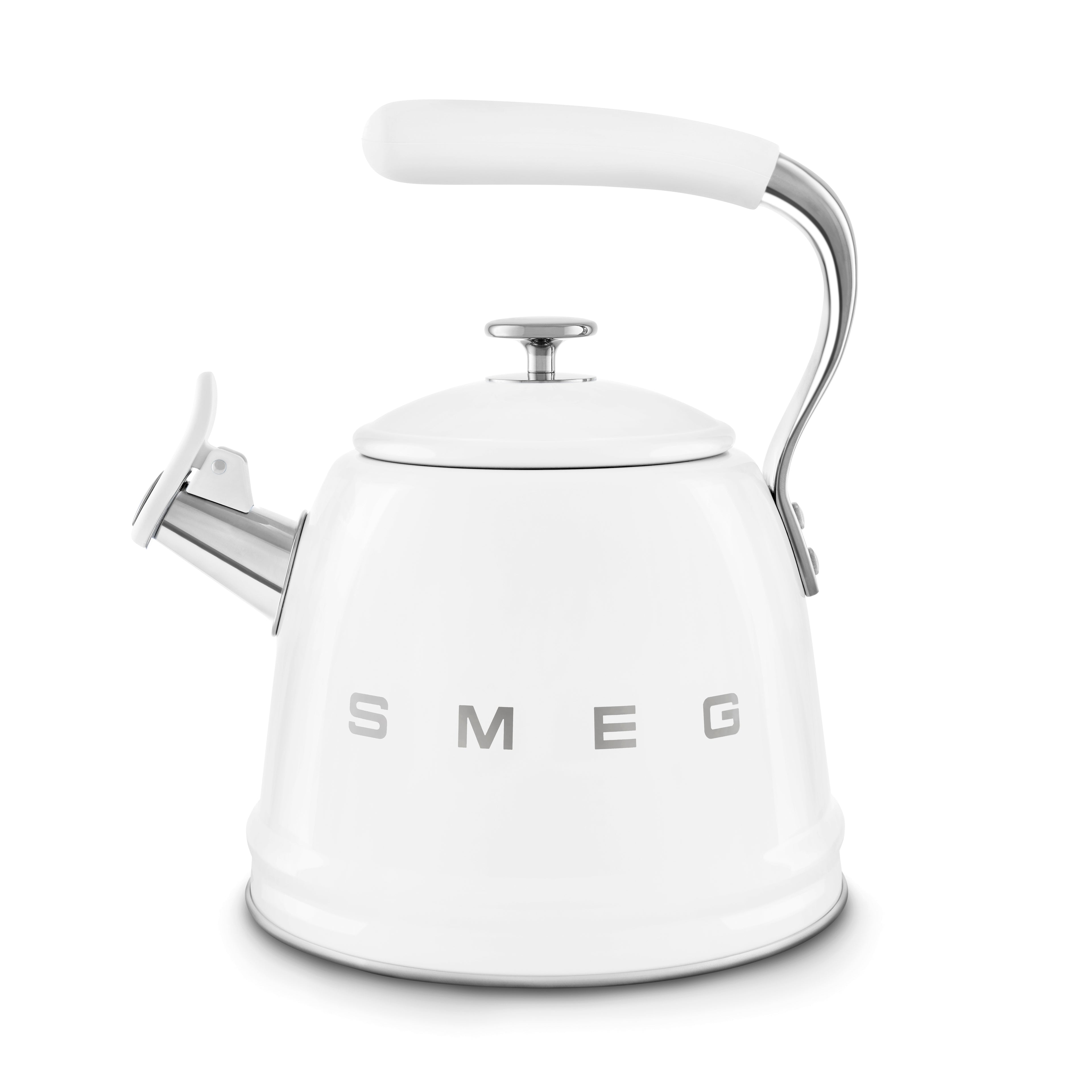 SMEG Stovetop Whistling Kettle 2.3 L (White)