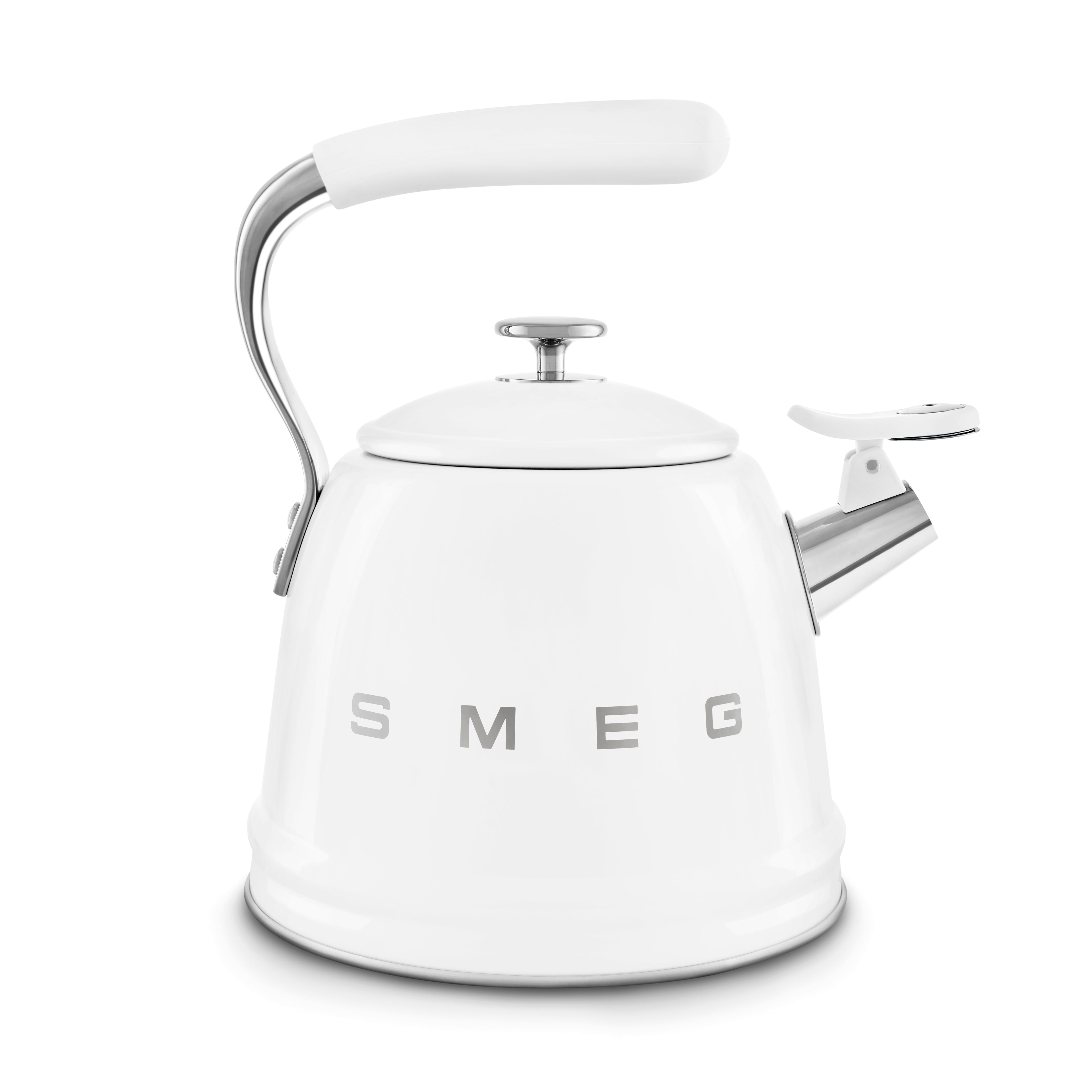 SMEG Stovetop Whistling Kettle 2.3 L (White)
