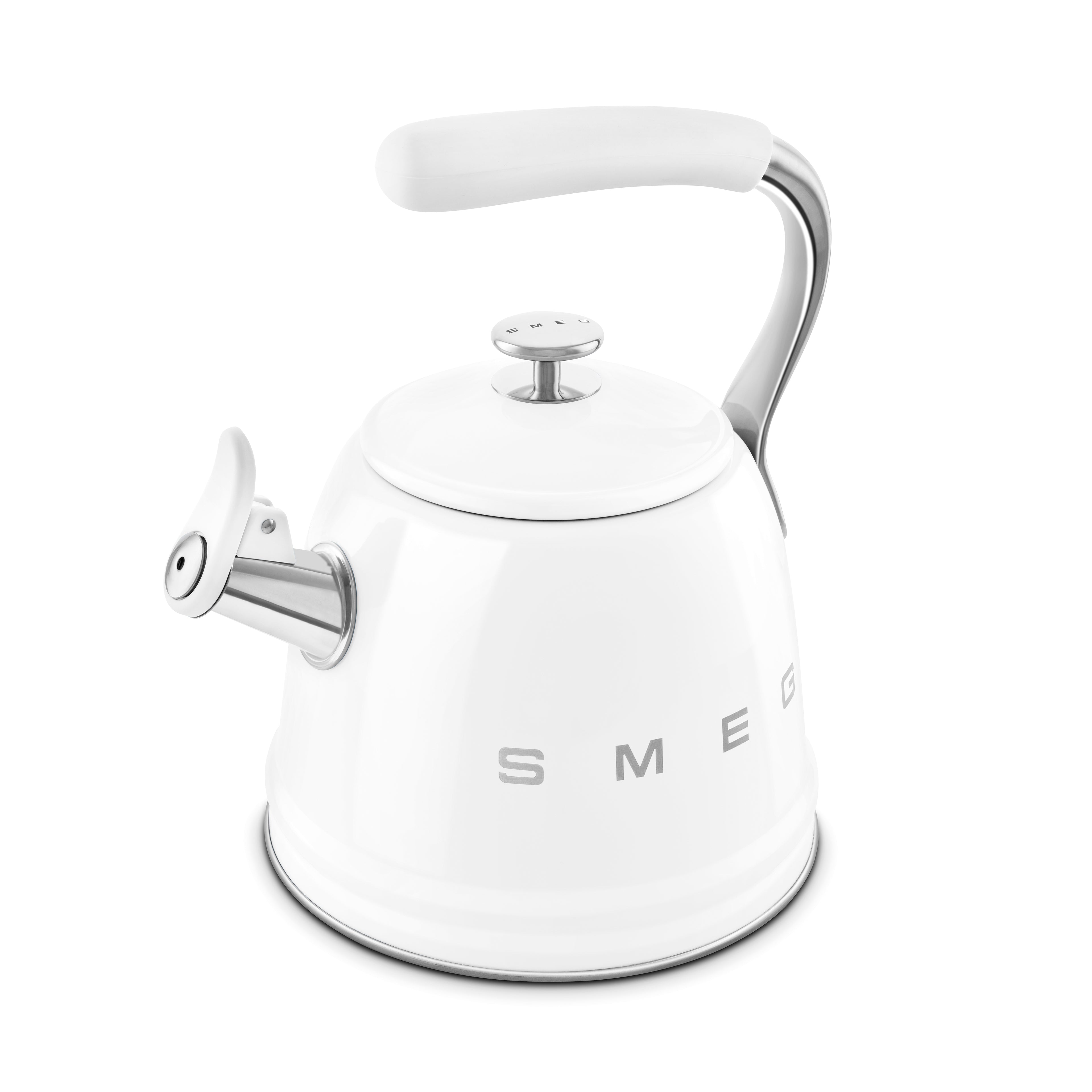 SMEG Stovetop Whistling Kettle 2.3 L (White)