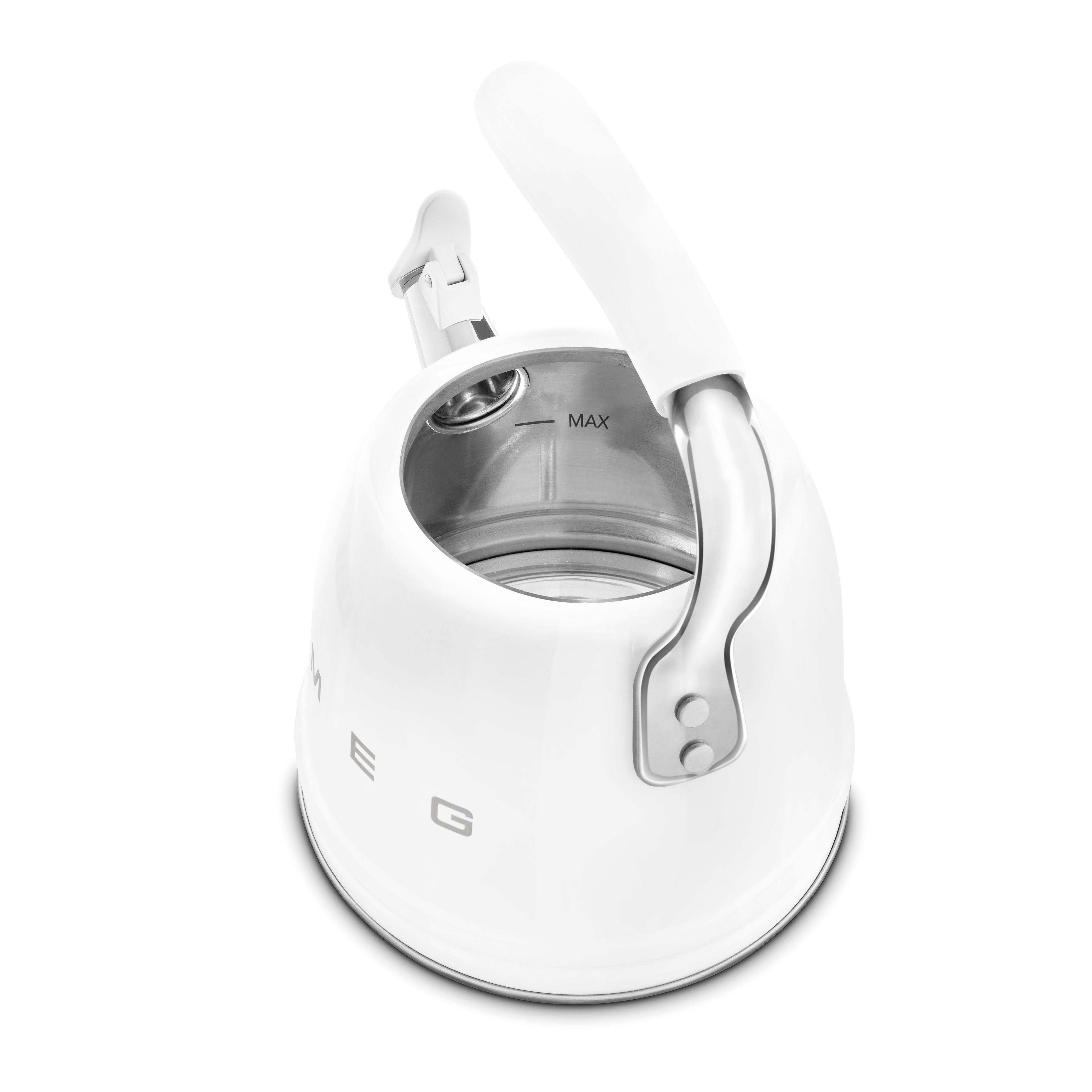 SMEG Stovetop Whistling Kettle 2.3 L (White)