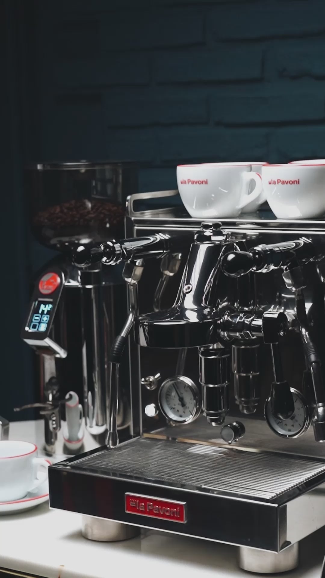 La Pavoni Cellini Evolution Semi-Pro Espresso Machine (Stainless Steel)