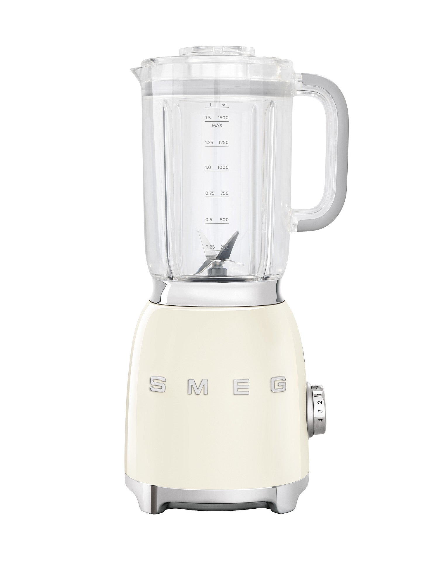 SMEG Stand Blender with Glass Jar (Cream)
