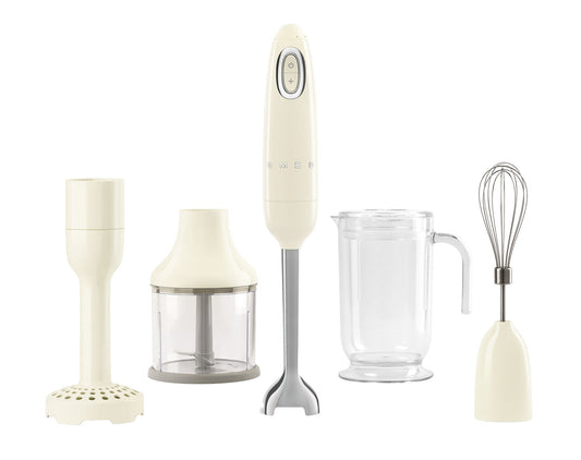 Immersion Hand Blender with Accessories - Cream