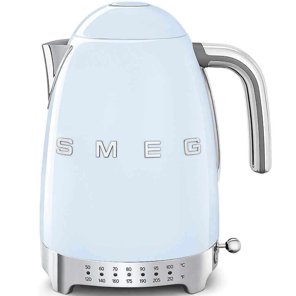 SMEG Electric Kettle 1.7L Variable Temperature (Pastel Blue)