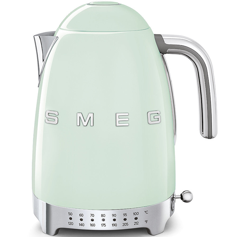 SMEG Electric Kettle 1.7L Variable Temperature (Pastel Green)