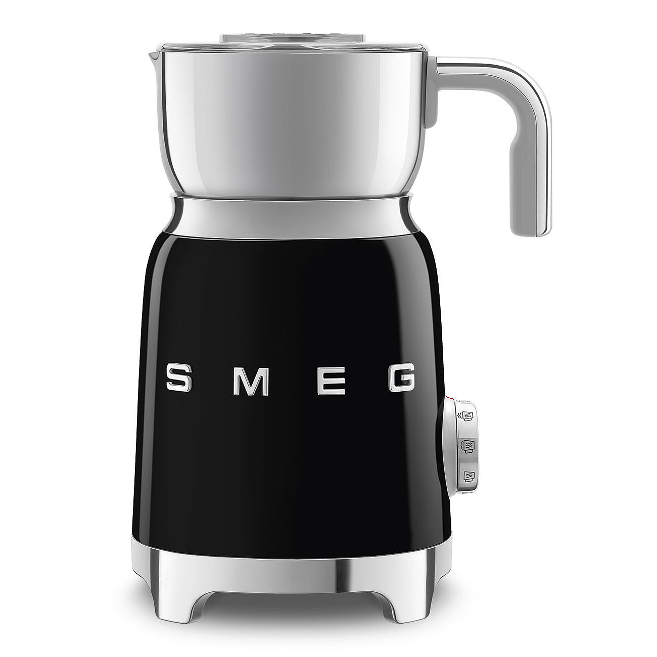 SMEG Milk Frother with 2 Discs (Black)